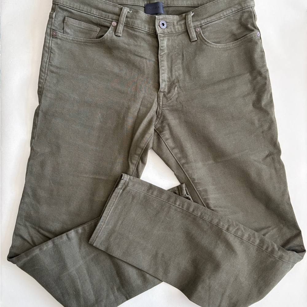 Vince Green Slim Jeans Stretch Denim